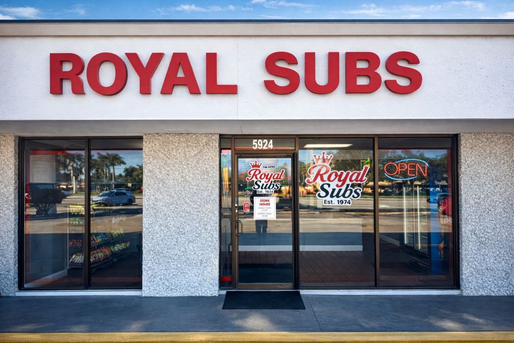 Royal Subs Storefront Royal Subs Storefront